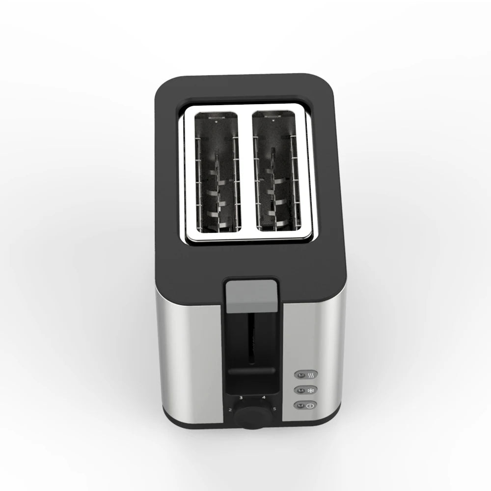 JMT-954634 Silver Electric Bread Toaster for Two Slices – Custom Logo Option Available