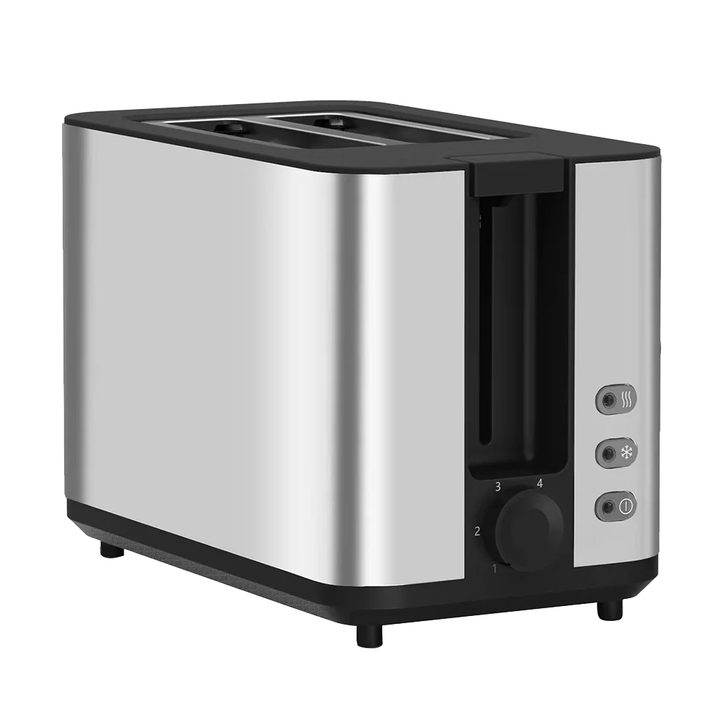 JMT-954634 Silver Electric Bread Toaster for Two Slices – Custom Logo Option Available
