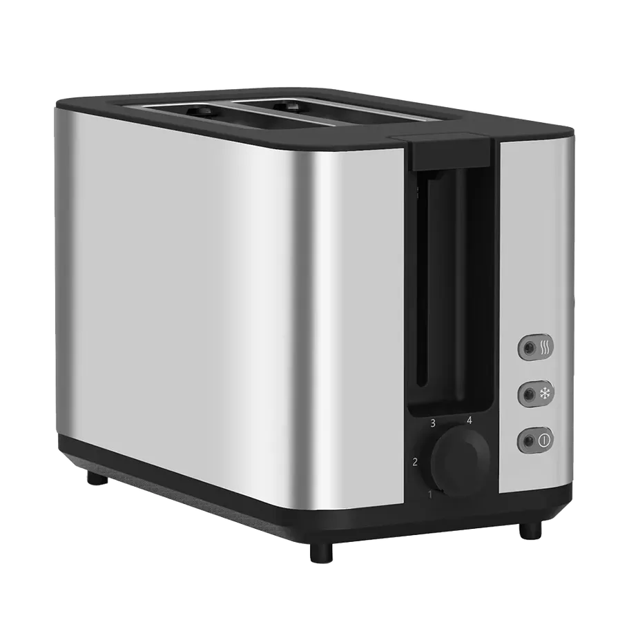 JMT-954634 Silver Electric Bread Toaster for Two Slices – Custom Logo Option Available