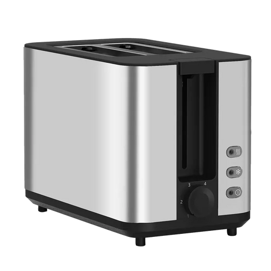 JMT-954634 Silver Electric Bread Toaster for Two Slices – Custom Logo Option Available