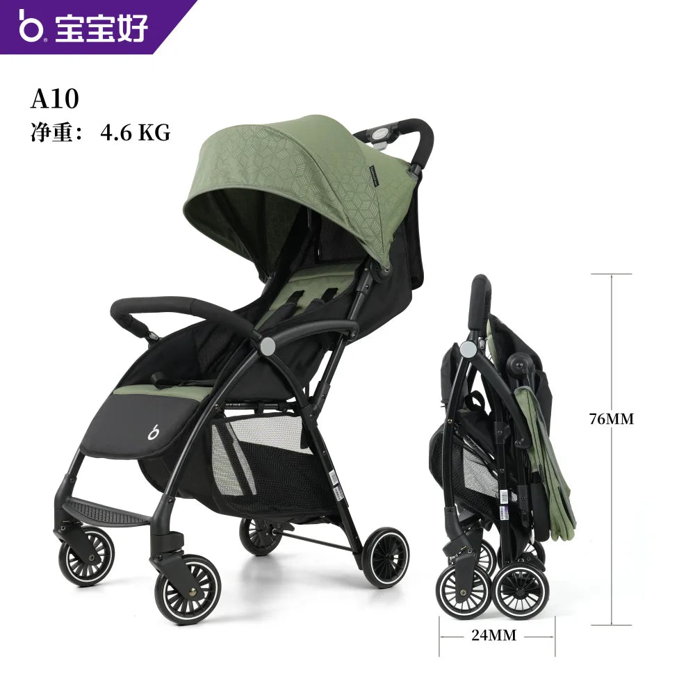 JMT-955146 Lightweight Compact Travel Stroller for Babies - Foldable Pushchair for Airplane Use