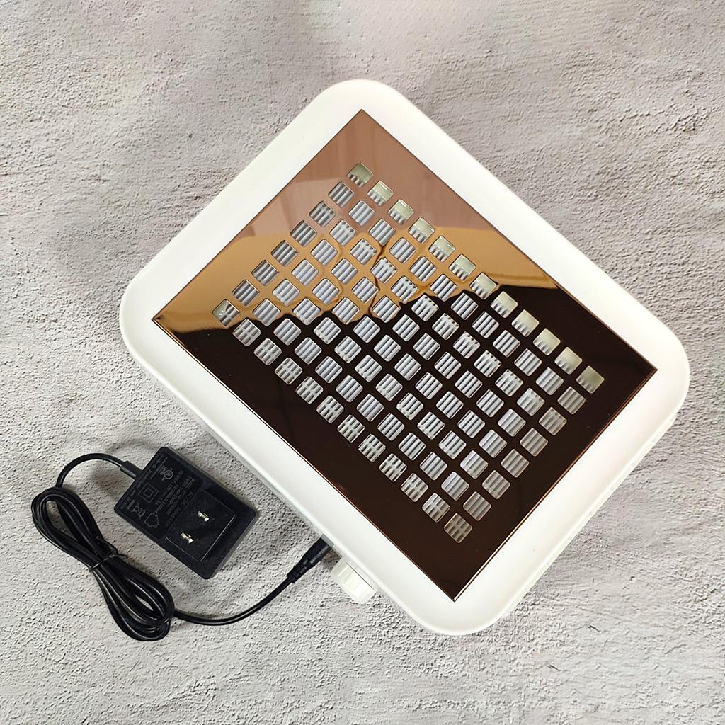 JMT-955274 Adjustable Speed Professional Electric Nail Vacuum Cleaner in Rose Gold or Metallic Silver