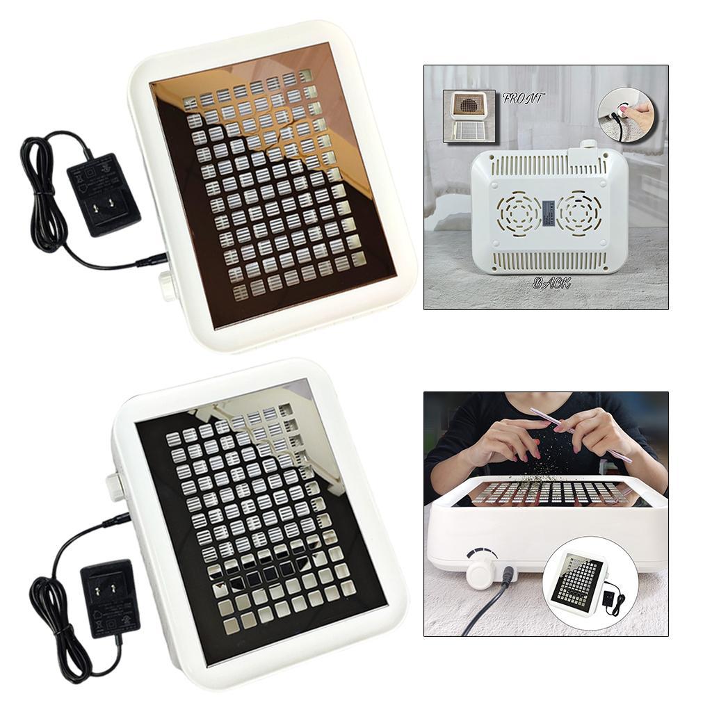 JMT-955274 Adjustable Speed Professional Electric Nail Vacuum Cleaner in Rose Gold or Metallic Silver