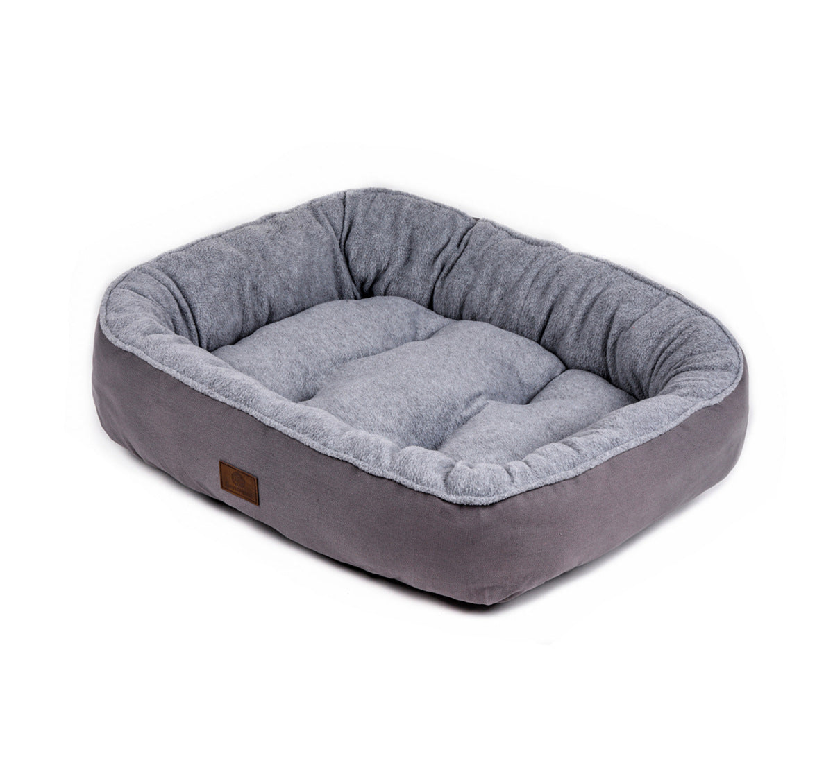 JMT-955274 Cozy Soft Doghouse with Breathable Knitted Wool Lining and Eco-Friendly Cotton Exterior