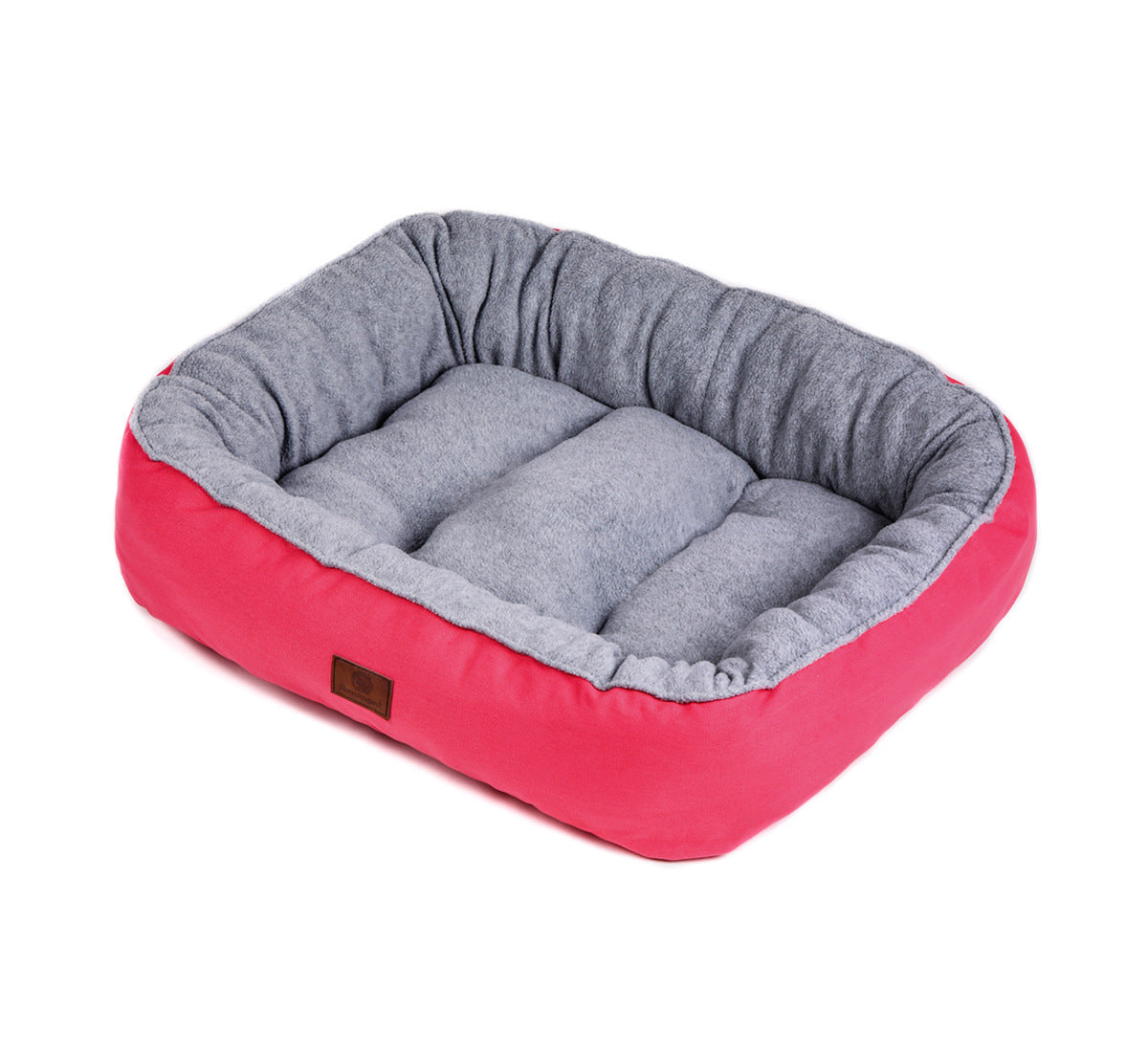 JMT-955274 Cozy Soft Doghouse with Breathable Knitted Wool Lining and Eco-Friendly Cotton Exterior