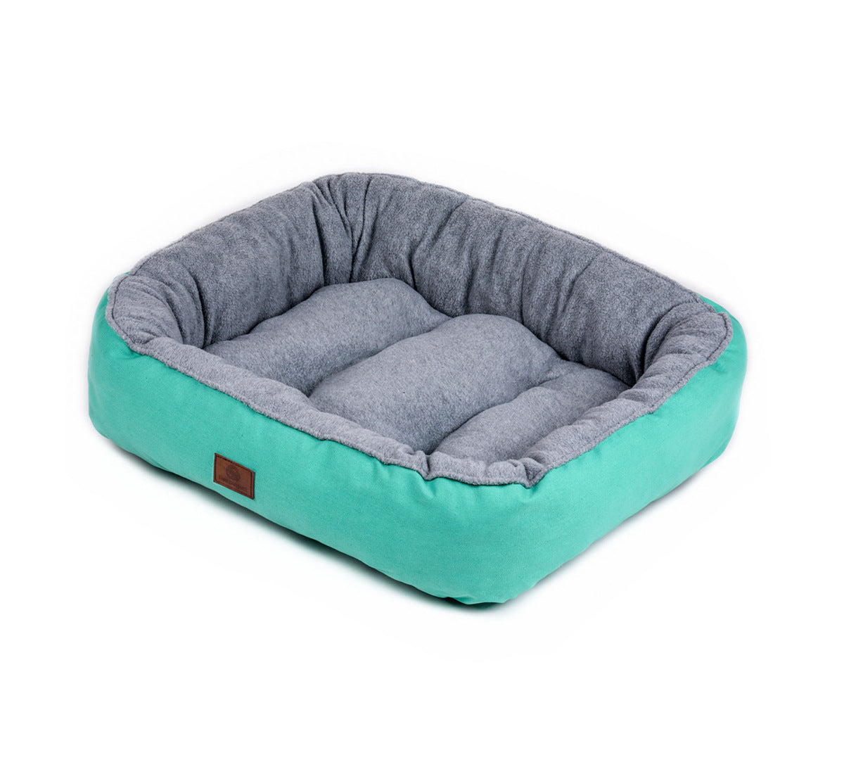 JMT-955274 Cozy Soft Doghouse with Breathable Knitted Wool Lining and Eco-Friendly Cotton Exterior