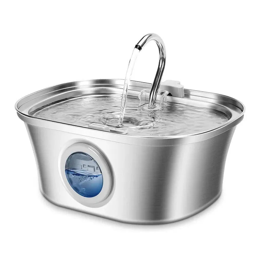 JMT-955338 Automatic 3.2L Stainless Steel Pet Water Fountain for Dogs and Cats