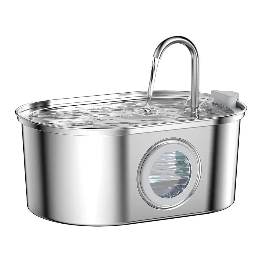 JMT-955338 Automatic 3.2L Stainless Steel Pet Water Fountain for Dogs and Cats