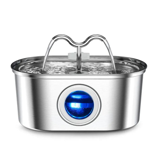 JMT-955338 Automatic 3.2L Stainless Steel Pet Water Fountain for Dogs and Cats