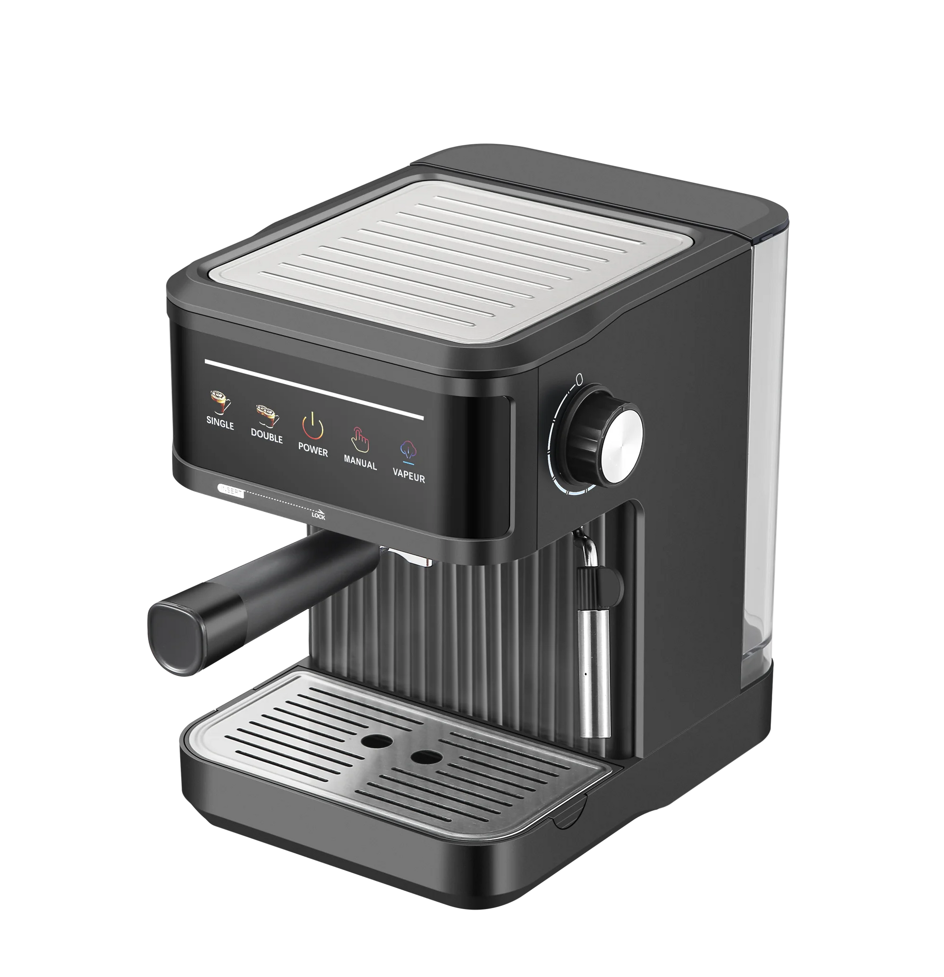 JMT-955786 Compact One-Piece Steam Cappuccino Maker for Home and Office Use
