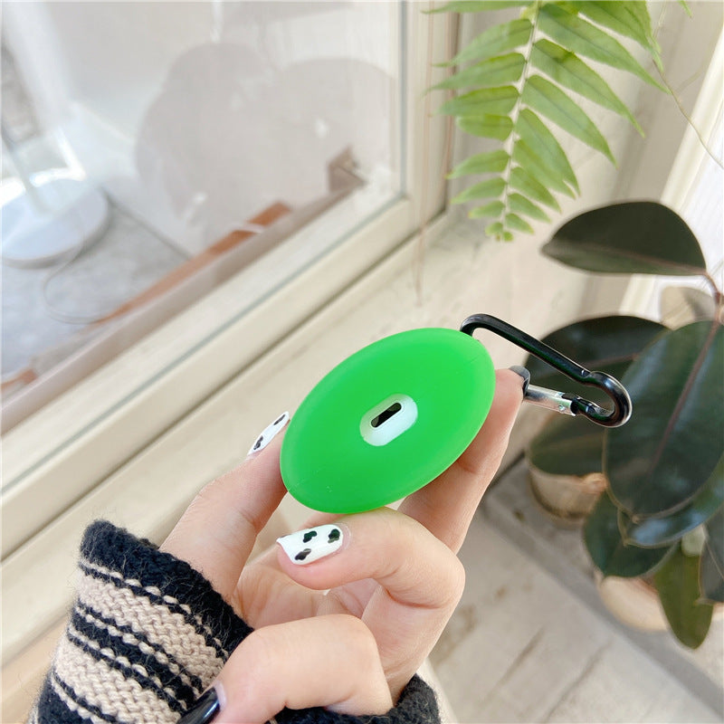 JMT-955786 Creative Silicone Tea Drink Earphone Case for AirPods and Bluetooth Headsets