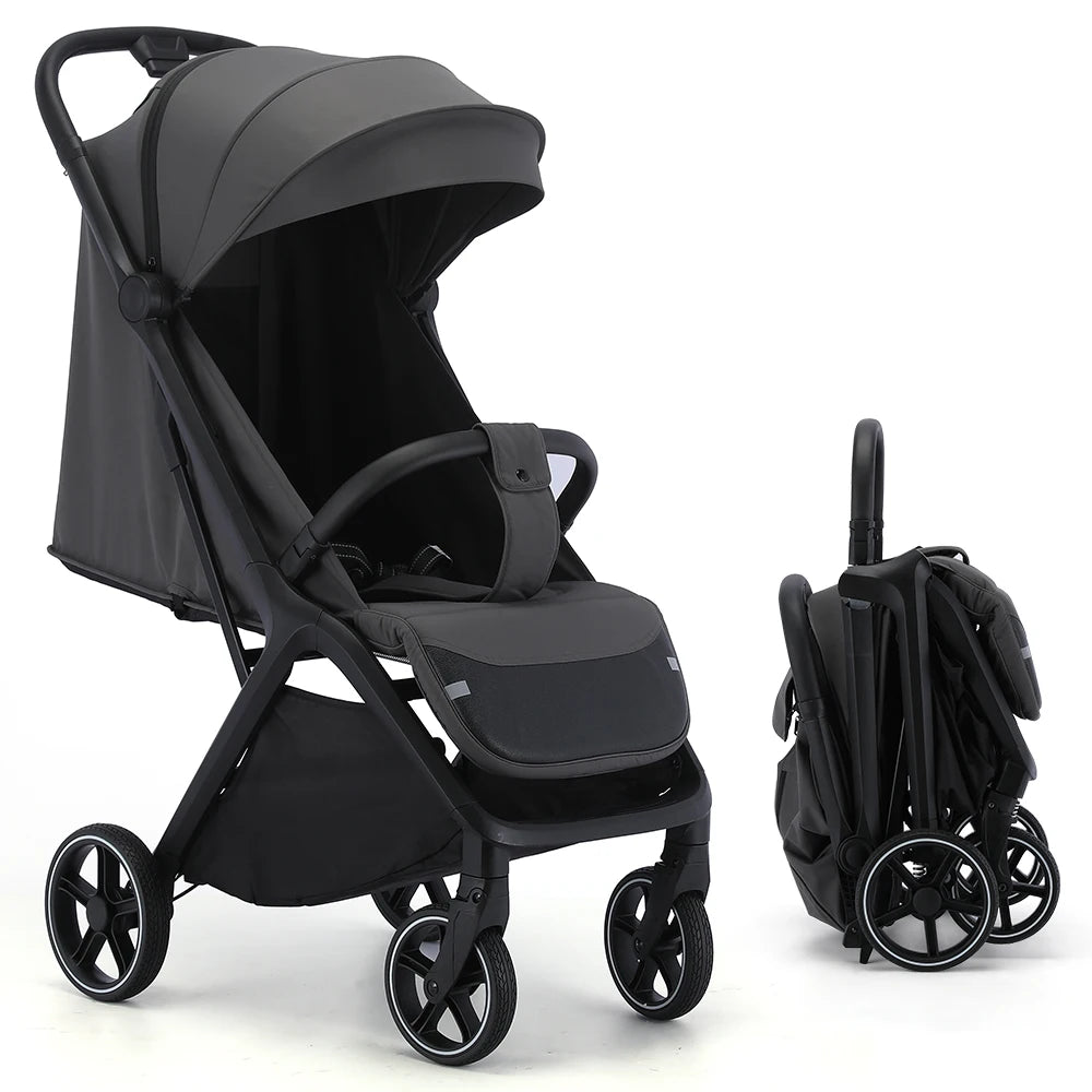 JMT-955978 Compact Lightweight Gravity Folding Baby Stroller for Easy Travel and Storage