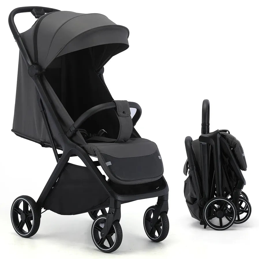 JMT-955978 Compact Lightweight Gravity Folding Baby Stroller for Easy Travel and Storage