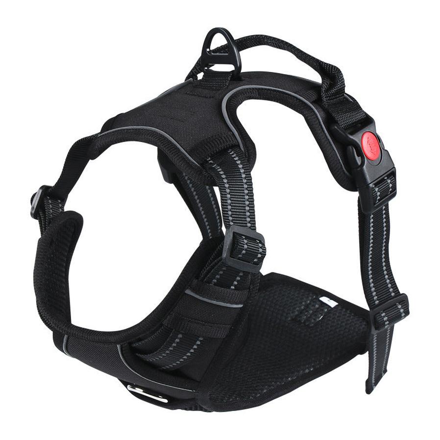 JMT-956298 Adjustable Anti-Reflective Oxford Cloth Chest Strap for Large Dogs with Traction Leash