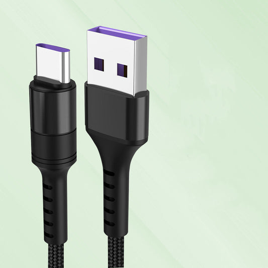 JMT-956298 Type-C Fast Charging Data Cable with 5A Current - 25cm Length, Single Head Connector