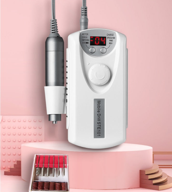 JMT-956426 Rechargeable Nail Polisher with Adjustable Speed and Long Battery Life