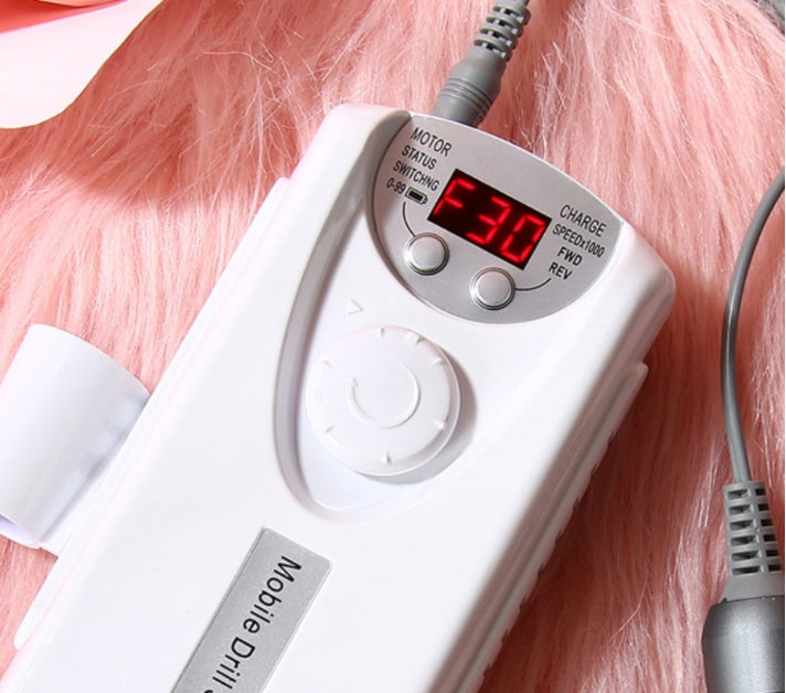 JMT-956426 Rechargeable Nail Polisher with Adjustable Speed and Long Battery Life