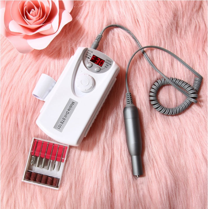 JMT-956426 Rechargeable Nail Polisher with Adjustable Speed and Long Battery Life