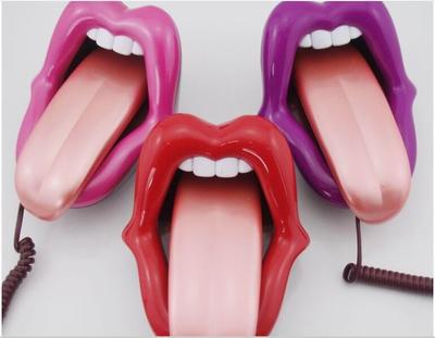JMT-956618 Chic Red Lip Design Phone - Bold Big Mouth Style аксессуары for Fashion Enthusiasts