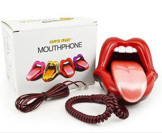 JMT-956618 Chic Red Lip Design Phone - Bold Big Mouth Style аксессуары for Fashion Enthusiasts