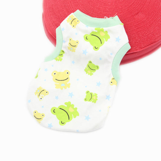 JMT-956746 Candy-Colored Thin Cotton Printed Vest for Pets in Various Fun Designs