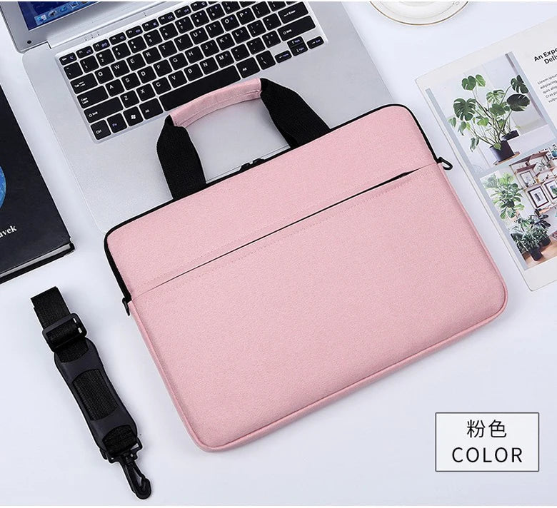 JMT-956938 Durable Waterproof Laptop Sleeve Case for 13-15.6 Inch Laptops with Shoulder Strap