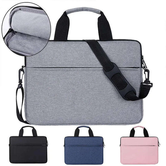 JMT-956938 Durable Waterproof Laptop Sleeve Case for 13-15.6 Inch Laptops with Shoulder Strap