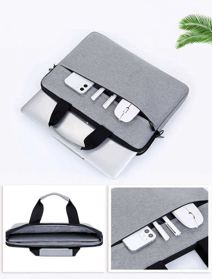 JMT-956938 Durable Waterproof Laptop Sleeve Case for 13-15.6 Inch Laptops with Shoulder Strap