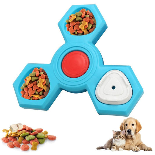 JMT-957258 Interactive Dog Puzzle Bowl for Slow Feeding and IQ Training - Multi-layered Treat Dispensing Dispenser for Cats and Dogs