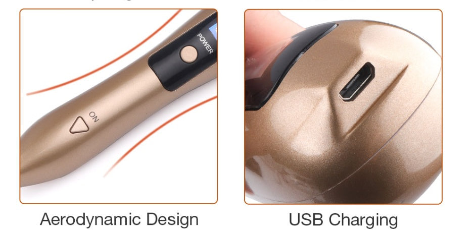 JMT-957258 Laser Beauty Point Pen for Spot Removal - Rechargeable with LCD Display, 5 Power Levels, Suitable for Skin Care