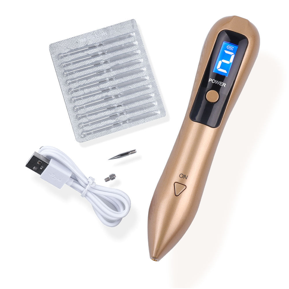 JMT-957258 Laser Beauty Point Pen for Spot Removal - Rechargeable with LCD Display, 5 Power Levels, Suitable for Skin Care
