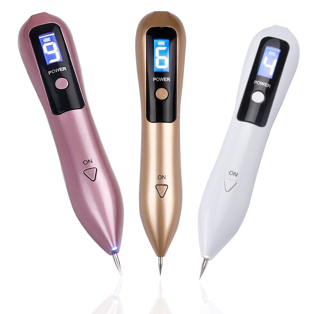 JMT-957258 Laser Beauty Point Pen for Spot Removal - Rechargeable with LCD Display, 5 Power Levels, Suitable for Skin Care
