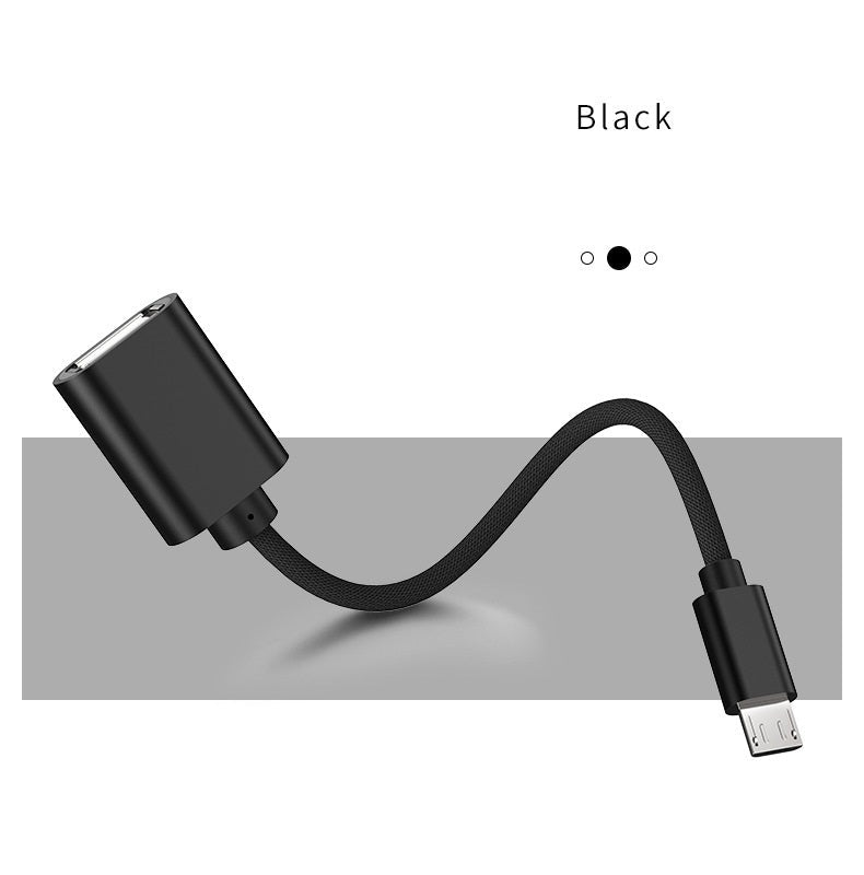 JMT-957450 Micro to 30A Female OTG Adapter Cable for Android Devices - 20cm Data Extension Cable