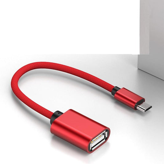 JMT-957450 Micro to 30A Female OTG Adapter Cable for Android Devices - 20cm Data Extension Cable