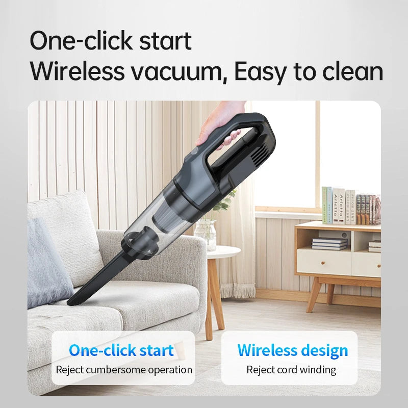 JMT-957578 Portable Handheld Ash Vacuum and Carpet Cleaner for Home, Office, Car, and Pet Hair