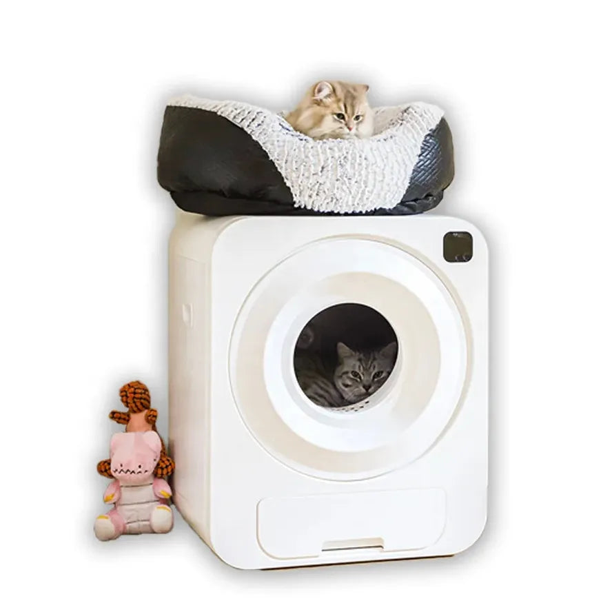 JMT-957642 Smart Automatic Cat Litter Box with WiFi App Control and Self-Cleaning Feature