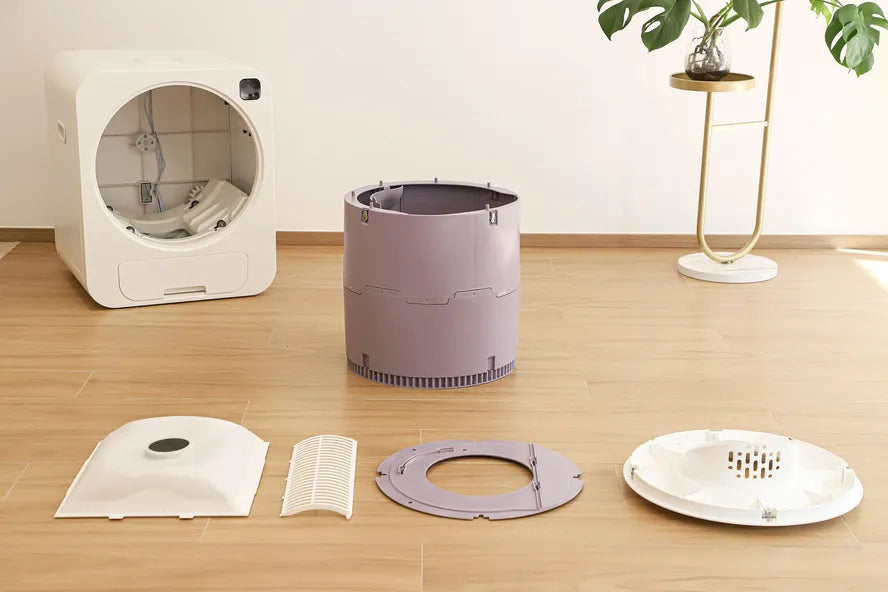 JMT-957642 Smart Automatic Cat Litter Box with WiFi App Control and Self-Cleaning Feature