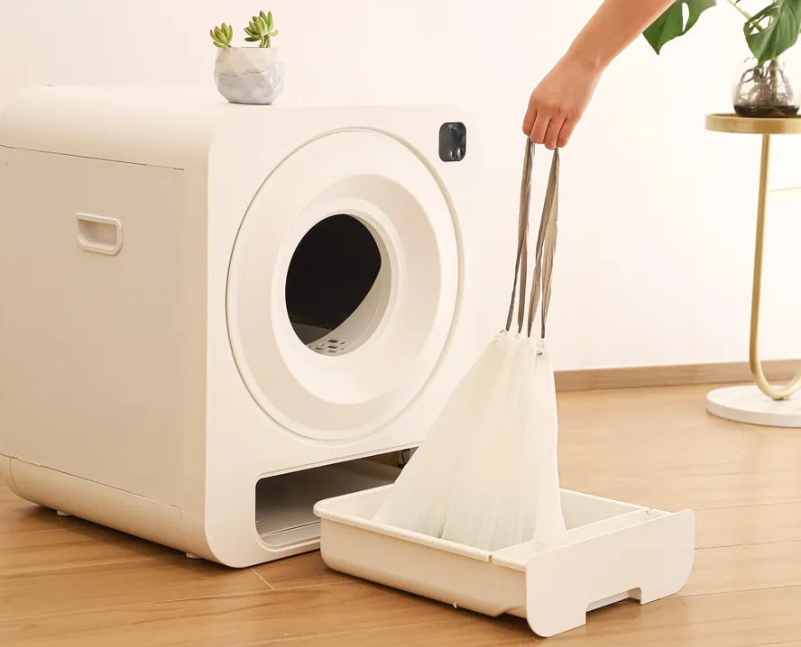 JMT-957642 Smart Automatic Cat Litter Box with WiFi App Control and Self-Cleaning Feature