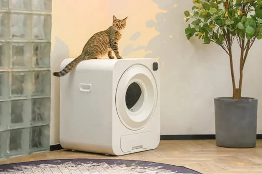 JMT-957642 Smart Automatic Cat Litter Box with WiFi App Control and Self-Cleaning Feature