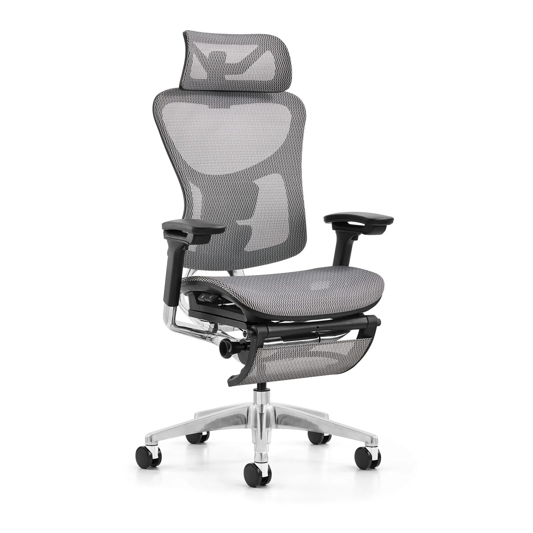 JMT-957706 Ergonomic Swivel Executive Office Chair with Adjustable Footrest and Luxurious Comfort