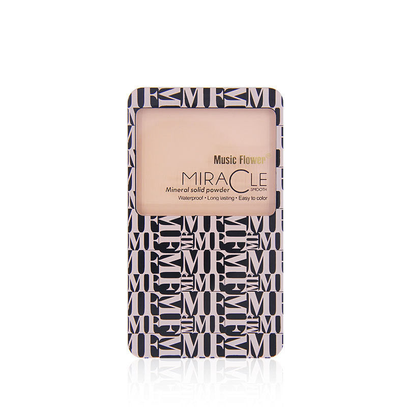 JMT-957706 Miracle Silky Mineral Pressed Powder 8g - Concealer, Oil Control, Smooth Finish for Normal Skin