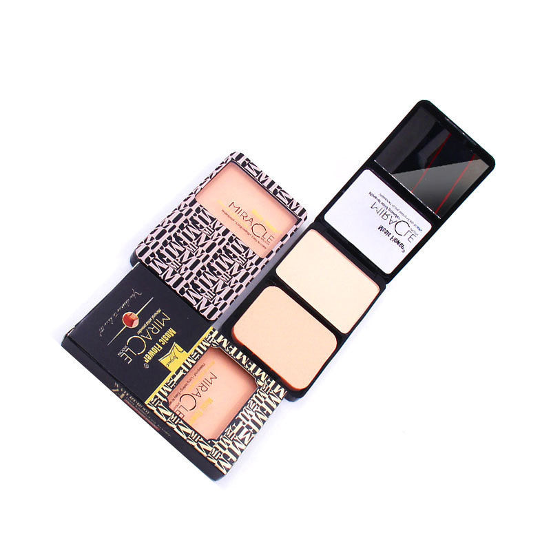 JMT-957706 Miracle Silky Mineral Pressed Powder 8g - Concealer, Oil Control, Smooth Finish for Normal Skin