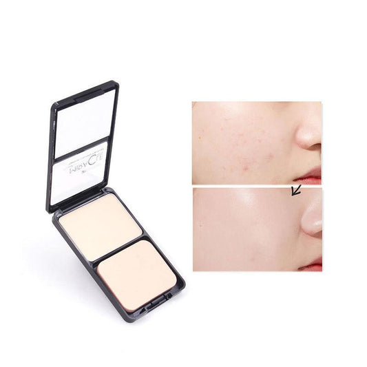 JMT-957706 Miracle Silky Mineral Pressed Powder 8g - Concealer, Oil Control, Smooth Finish for Normal Skin