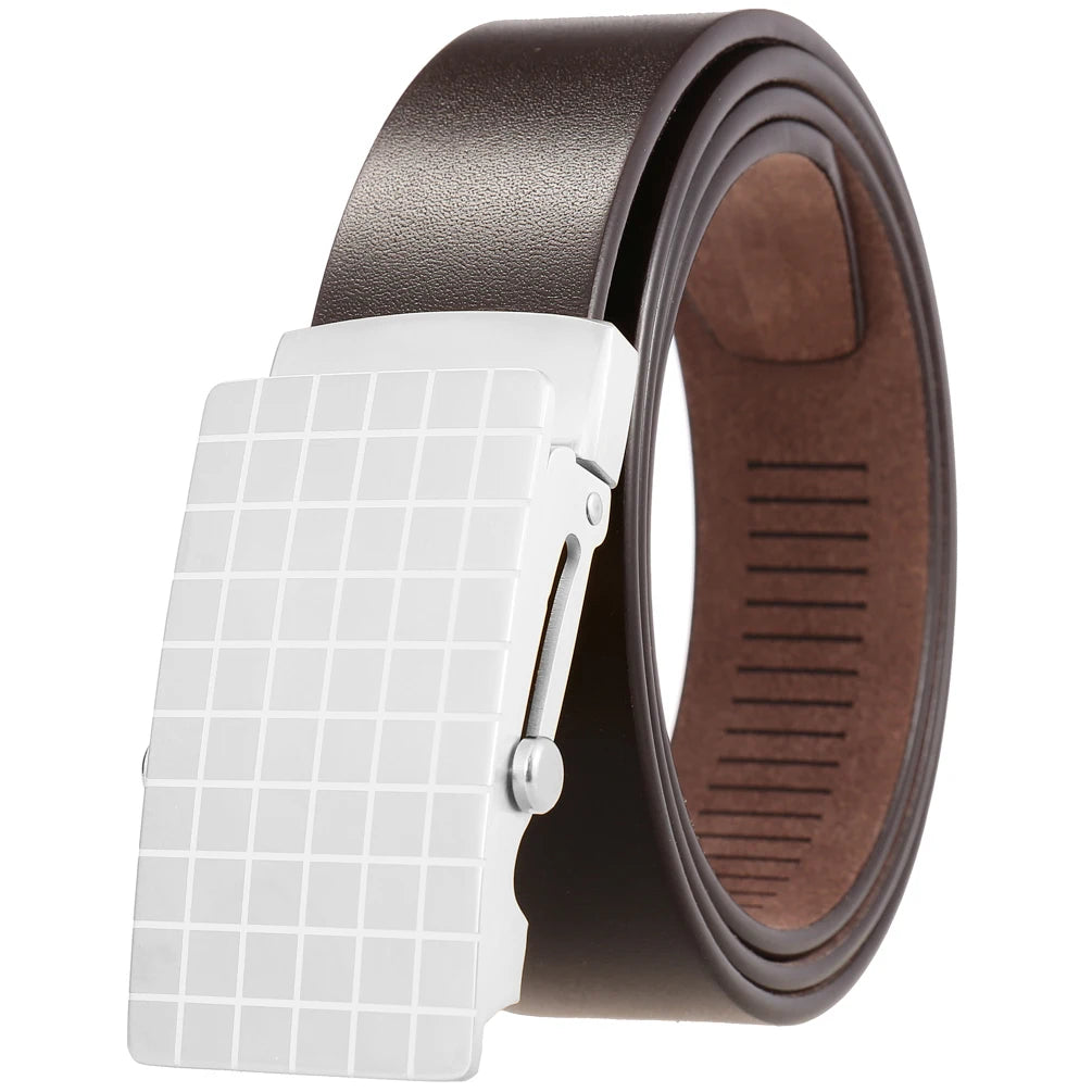 JMT-958026 Stainless Steel Business Roller Buckle Belt - Model LY36-61546-8