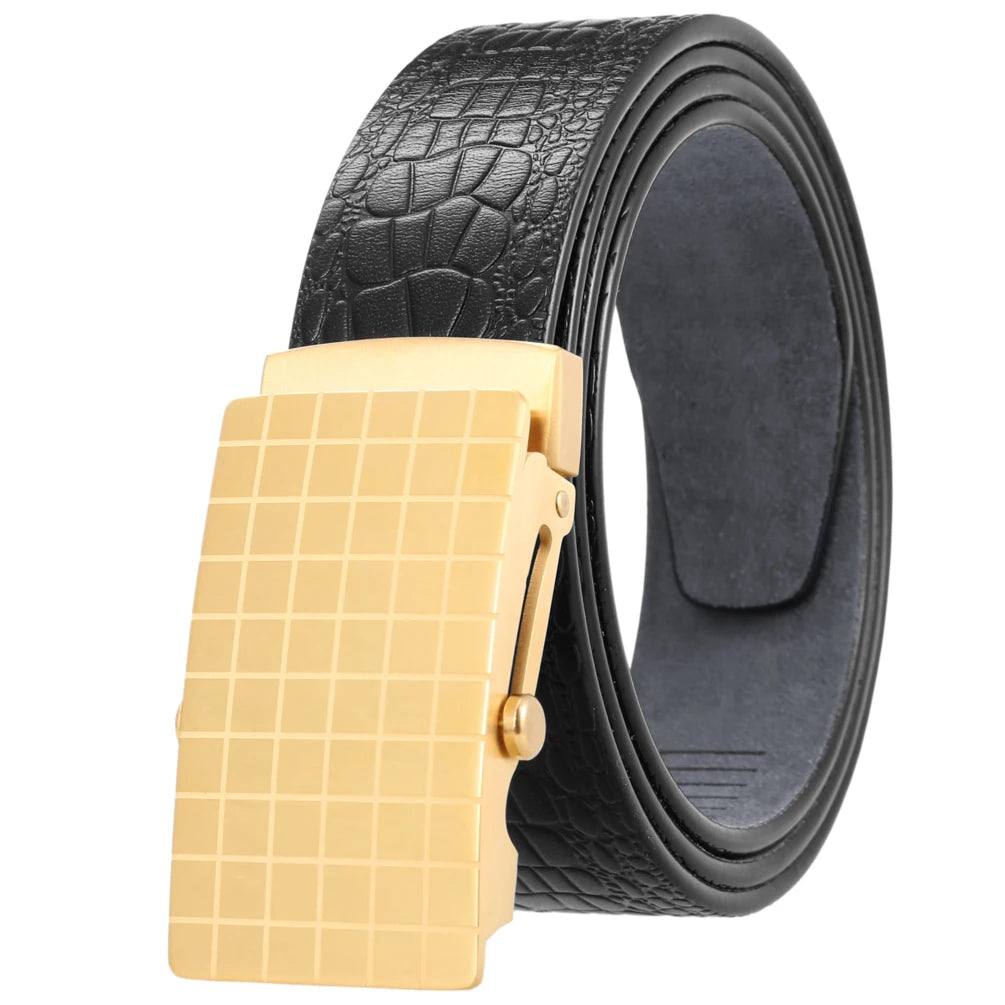 JMT-958026 Stainless Steel Business Roller Buckle Belt - Model LY36-61546-8
