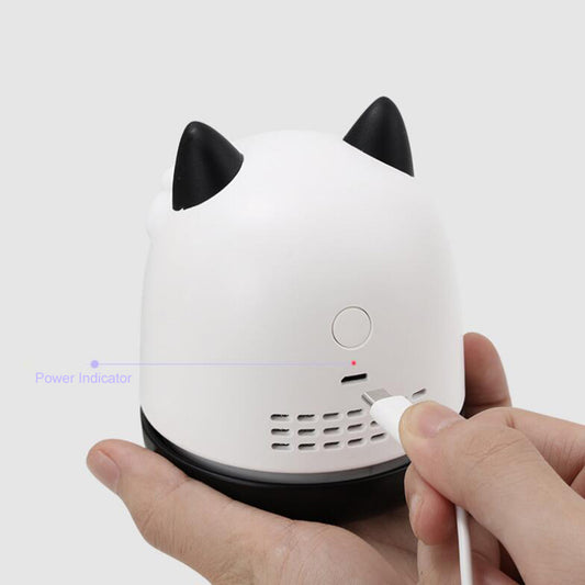JMT-958090 Portable Cat Mini Vacuum Cleaner for Desktop and Office Use - Handheld Suction Tool