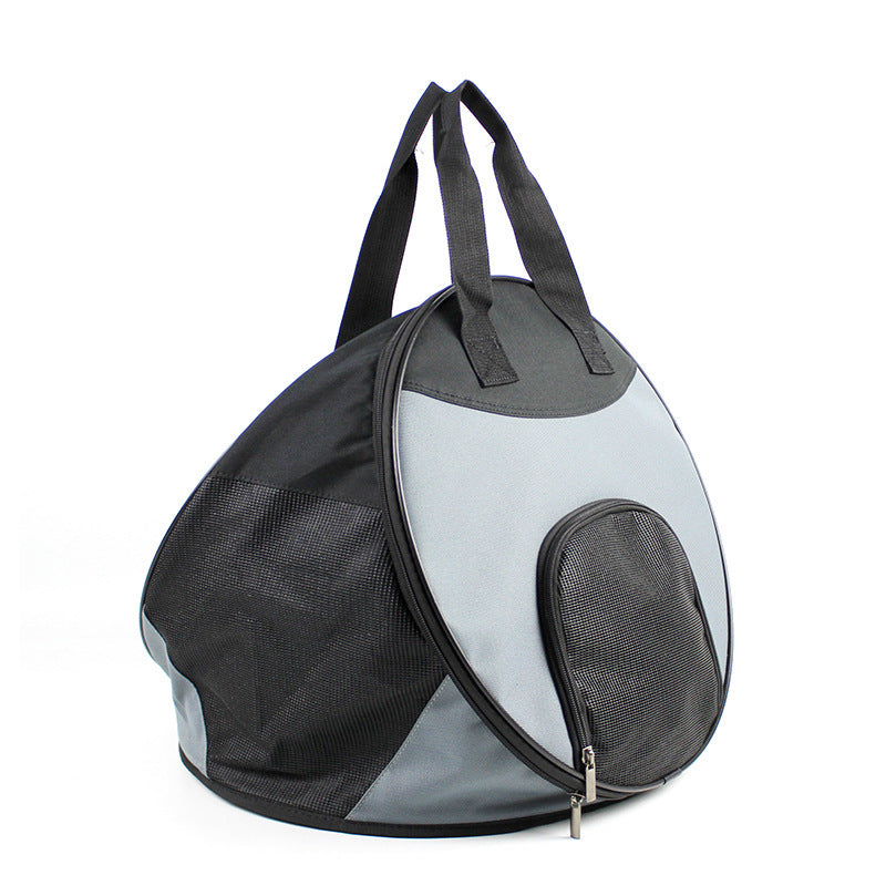 JMT-958282 Portable Pet Handbag - Breathable Polyester Carrier for Cats and Dogs (up to 12 lbs)