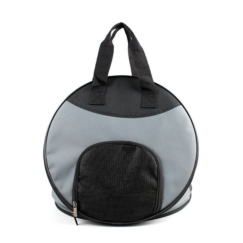 JMT-958282 Portable Pet Handbag - Breathable Polyester Carrier for Cats and Dogs (up to 12 lbs)