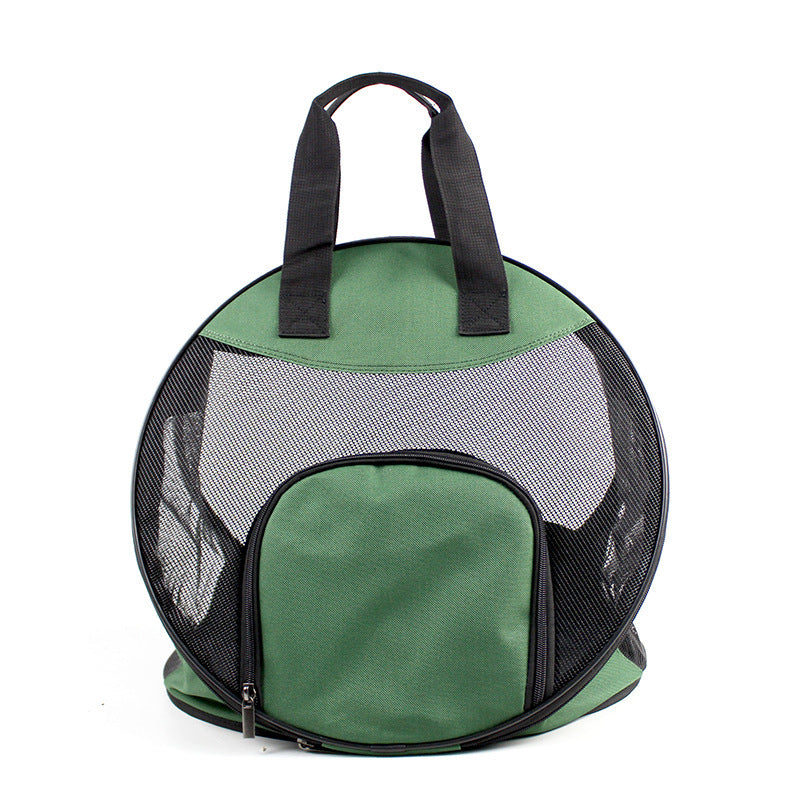 JMT-958282 Portable Pet Handbag - Breathable Polyester Carrier for Cats and Dogs (up to 12 lbs)