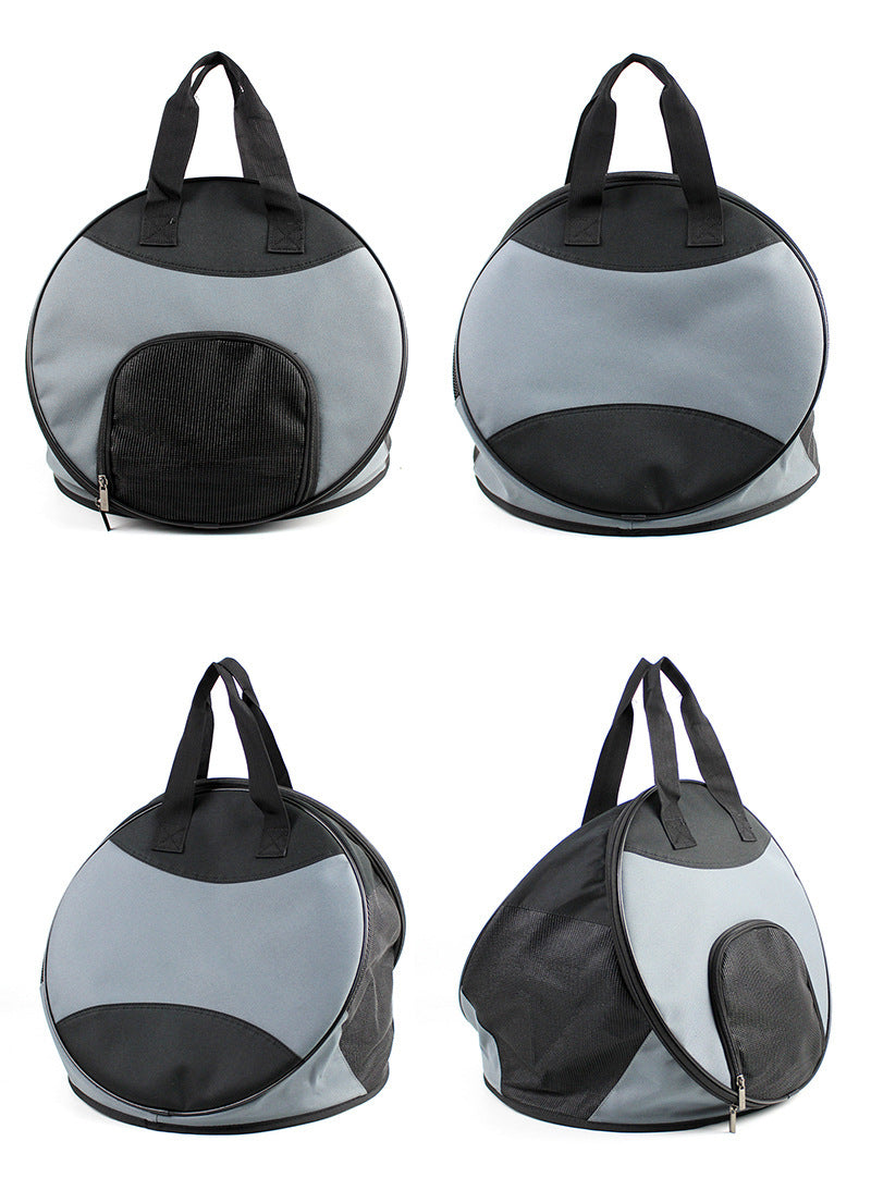 JMT-958282 Portable Pet Handbag - Breathable Polyester Carrier for Cats and Dogs (up to 12 lbs)